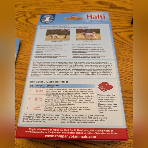Halti optifit head collar stops pulling. New with tags, size m (16.5-21" neck) - Picture 5 of 8